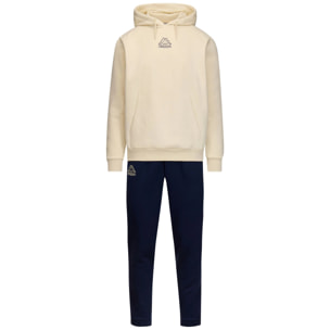 Kappa - Chándales deportivos Hombre Blanco - Logo Fillo
