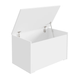 Cassa giocattoli Daria bianca in legno laminato