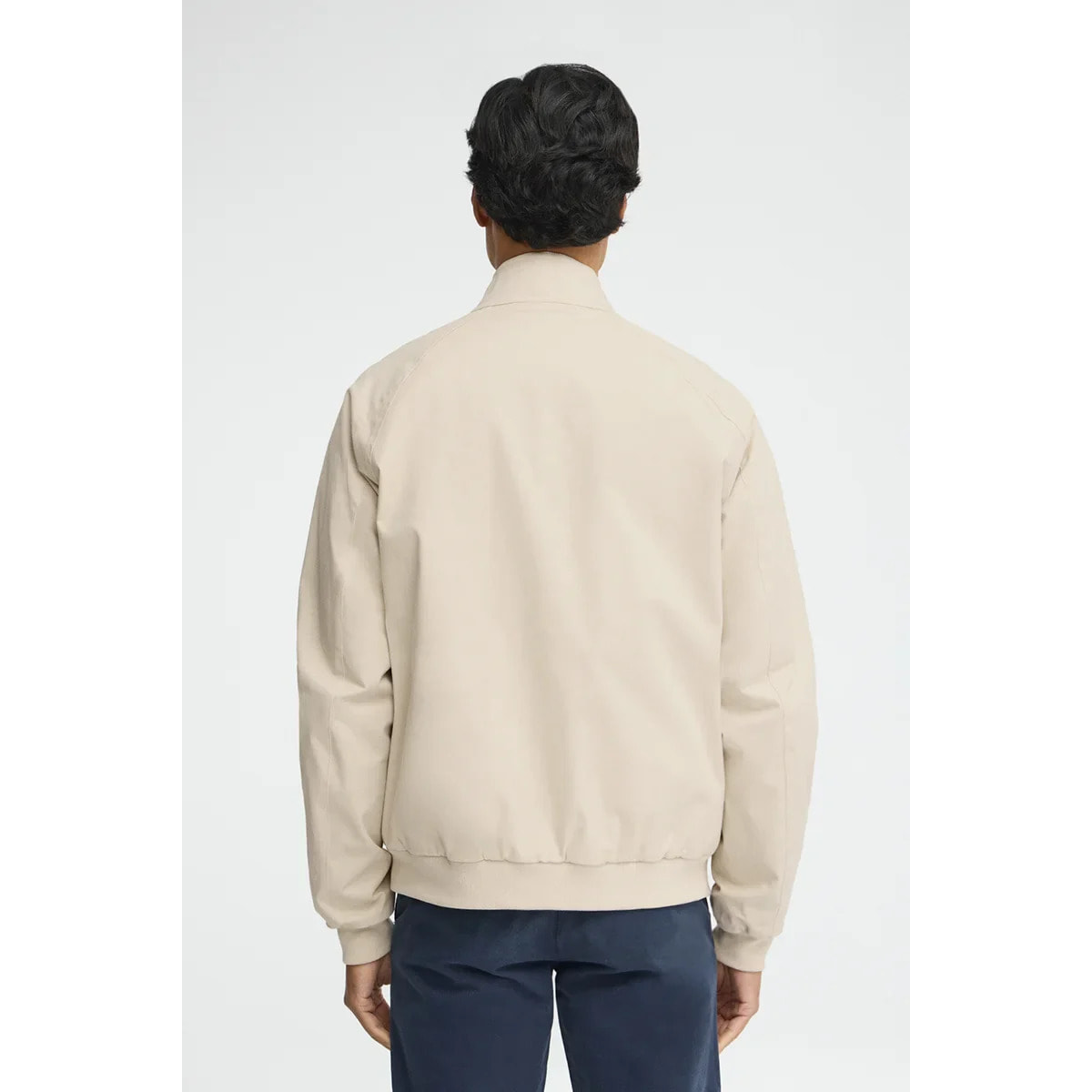 Chaqueta Harrington Bowery beige con bordado Polo Club