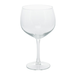 Set de 4 copas de gin tonic de vidrio - capacidad de 650ml - diámetro de 8cm - juego de vasos para cócteles premium