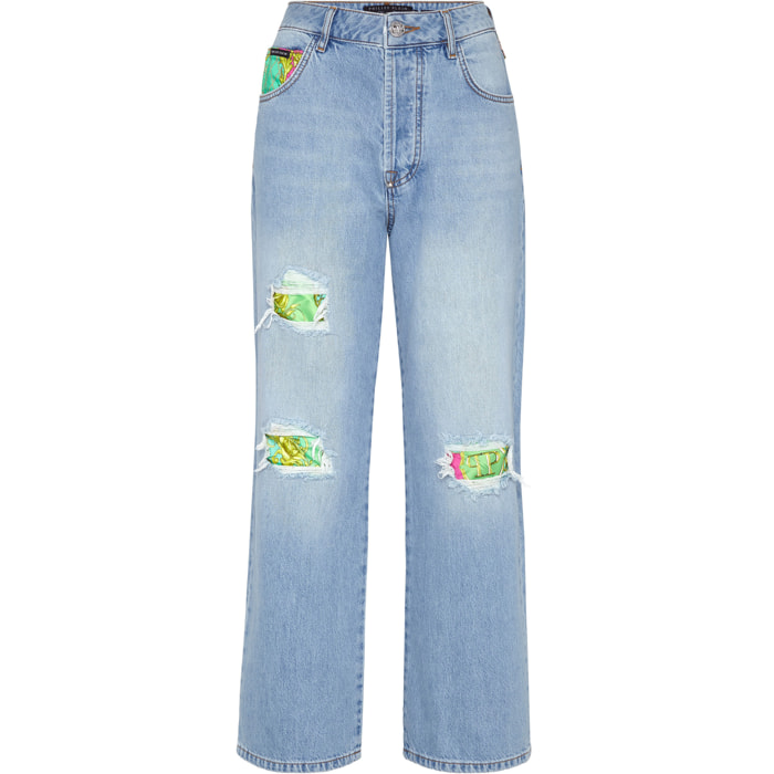 PHILIPP PLEIN Pantalones vaqueros Loose Fit NEW BAROQUE