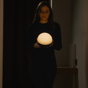 FORLIGHT Sobremesa Ip44 Sphere Led 1,5W 2700K Negro 85Lm