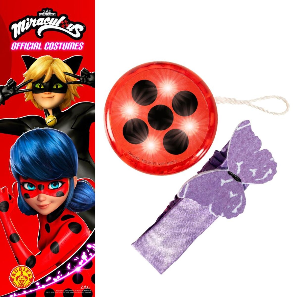 SET YO-YO CON LUZ & PULSERA LADYBUG INF