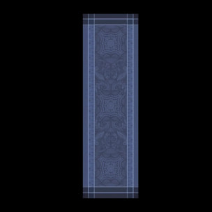 Chemin de table coton mélangé anti tache motif jacquard Persina crepuscule