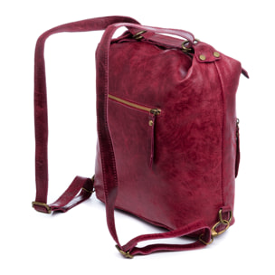 FIRENZE ARTEGIANI Borsa a Spalla da Donna Irene. Vera Pelle Scamosciata Stone Washed Made in Italy 31x13x32 Cm. Colore: marrone