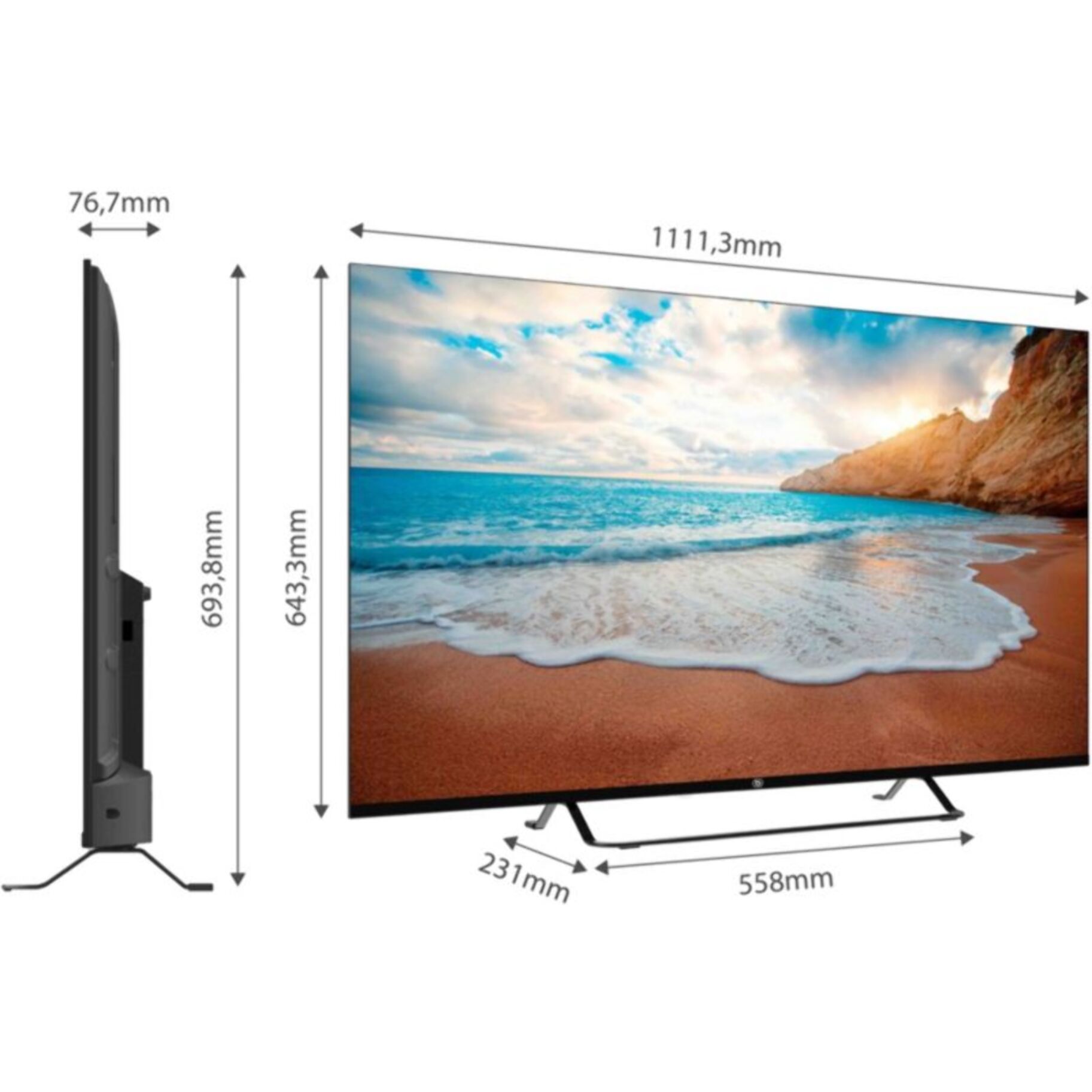 TV QLED ESSENTIELB 50QLED307