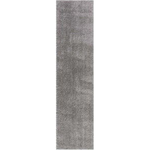 Tapis de couloir SHAGGY Gris clair