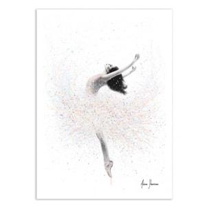 Art-Poster - Snow lake ballerina - Ashvin Harrison - 50 x 70 cm
