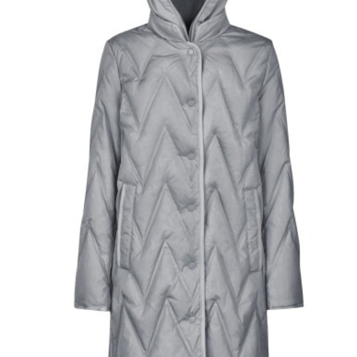 Abrigos Mujer de la marca GEOX  modelo W PLUMMERY GRIS