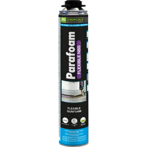 Mousse PU pistolable à mémoire de forme Parafoam Flexible - DL CHEMICALS - 750 ml - 0900031N000049