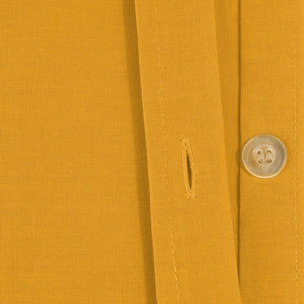 Housse de couette "Carina" coton jaune moutarde 240x220cm