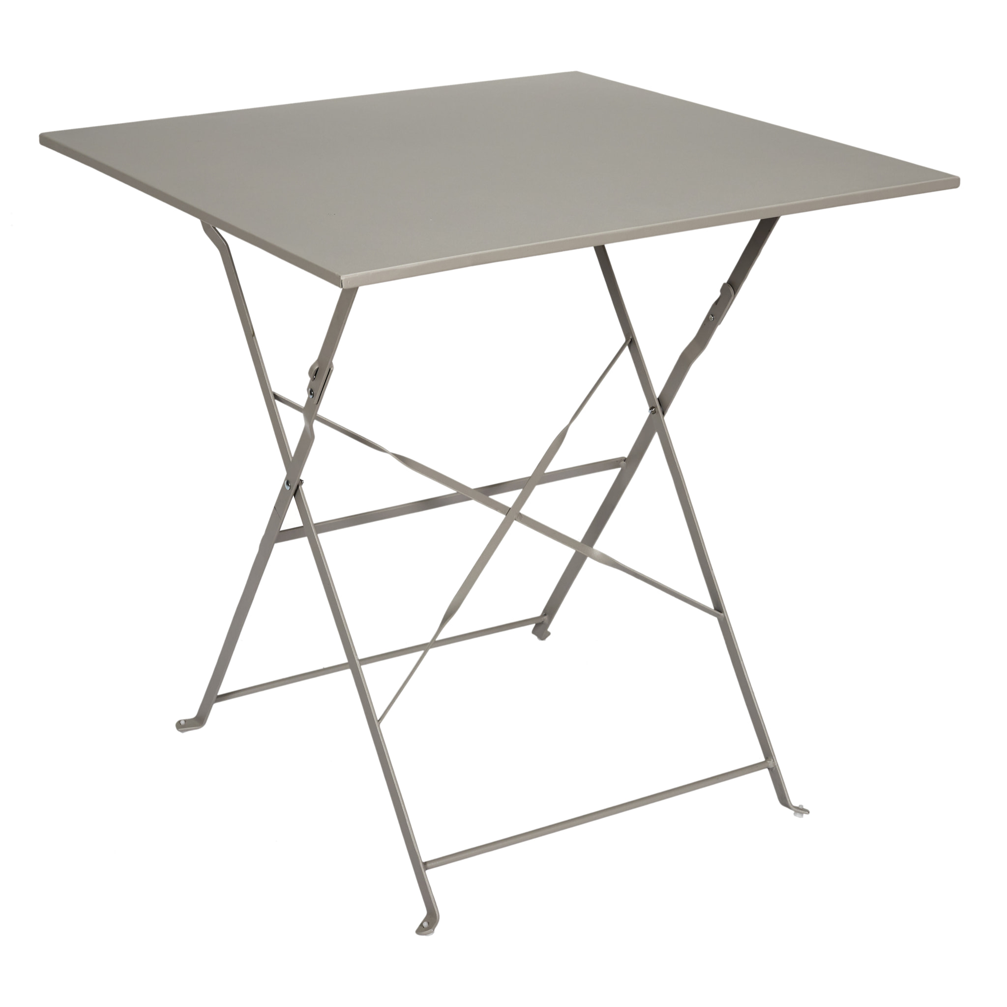 Table De Repas Pliante Palerme Taupe 70x70x71cm