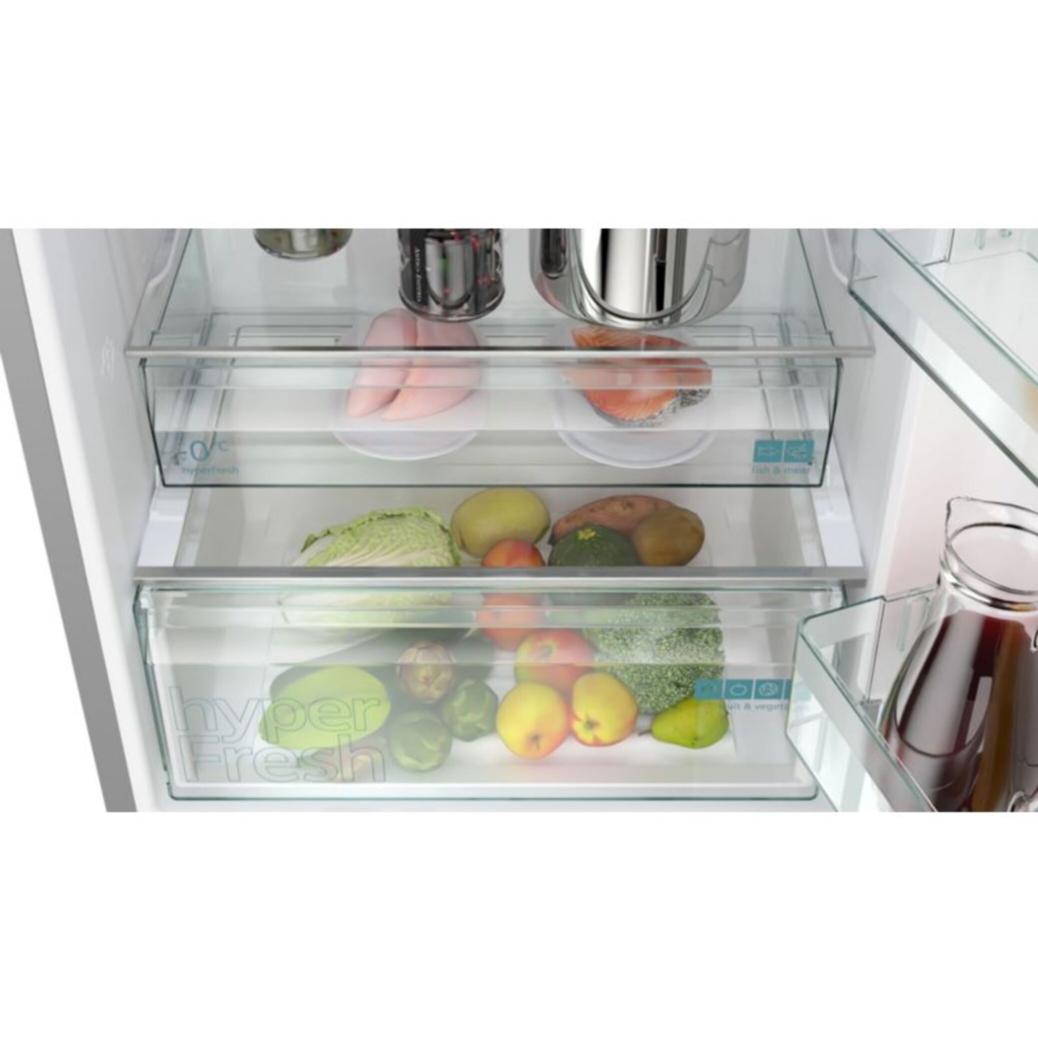 Réfrigérateur combiné SIEMENS KG49NXIBF iQ300, Tiroirs hyperFresh 0°