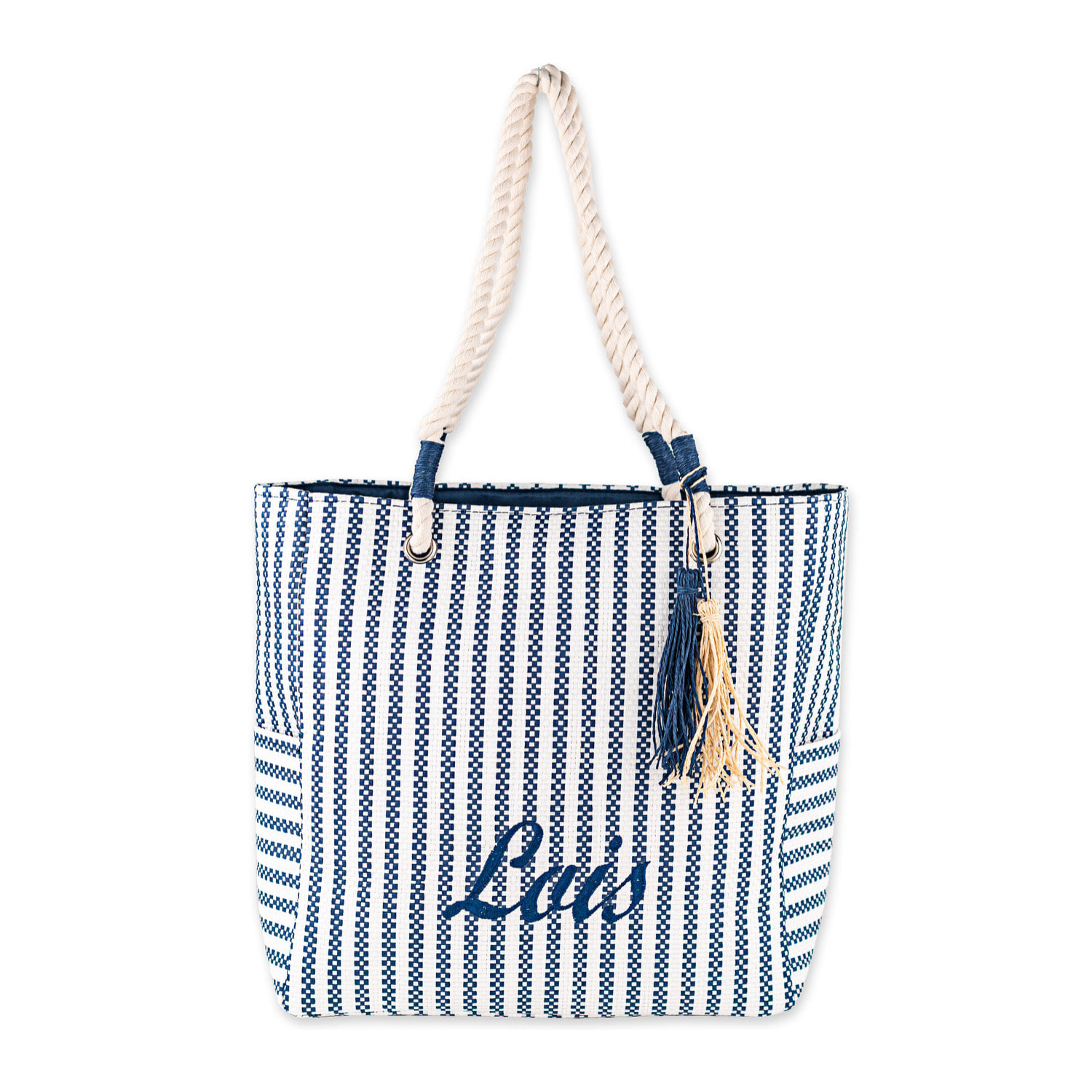 Bolso De Playa Lois Maui Azul Marino