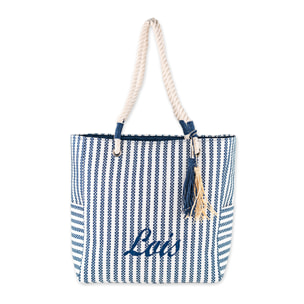 Bolso De Playa Lois Maui Azul Marino