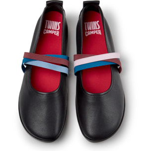 Bailarinas - CAMPER Right Nina Twins - Negro - Piel lisa