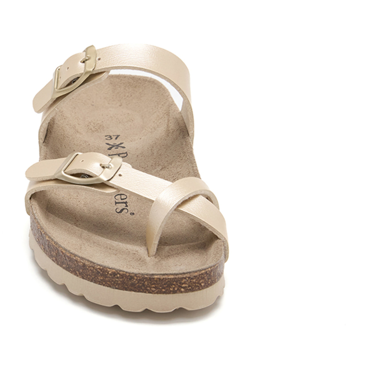 SANDALIA BABUNKERS DORADO