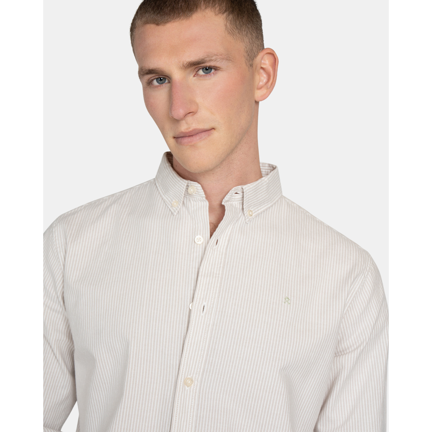 CAMISA MONACO STRIPED OXFORD