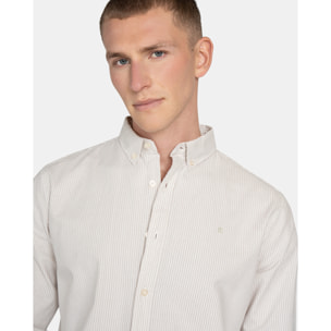 CAMISA MONACO STRIPED OXFORD