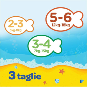 Huggies Litte Swimmers Pannolini Costumino Taglia 3/4 M - Pacco Grande da 20 Pannolini unisex Huggies