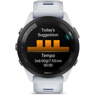 Montre connectée GARMIN Forerunner 265 Music BLANC / BLEU  AMOLED GPS IP6X