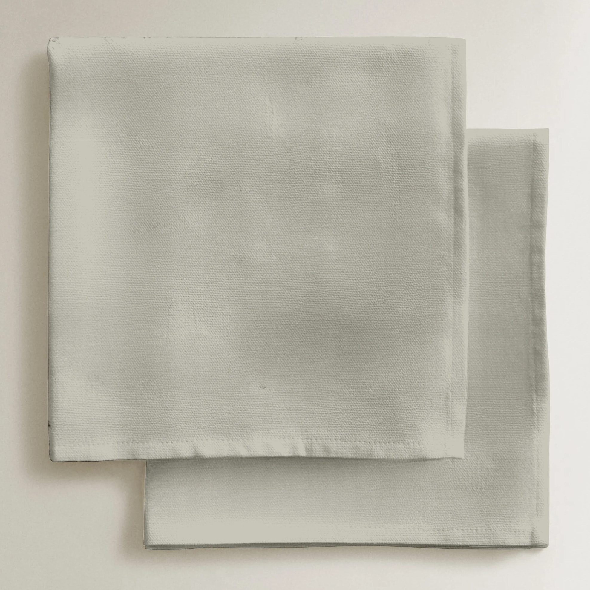 Lot de 4 serviettes Harvard Gris clair