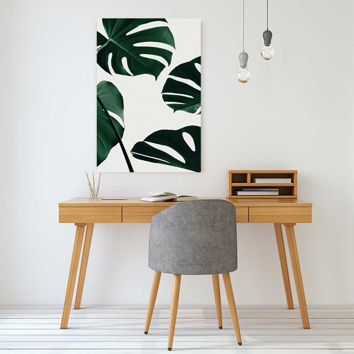 Tableau monstera quattro Toile imprimée