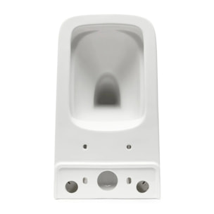 Infinitio kit WC à poser sans bride évacuation vario + abattant SoftClose, blanc (SATINF032SREXPSNM)