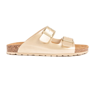 SANDALIA BABUNKERS DORADO