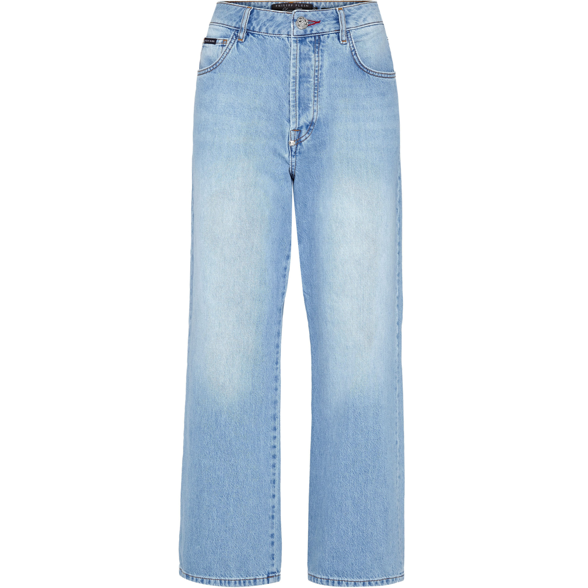 PHILIPP PLEIN Denim Trousers Loose Fit ICONIC PLEIN