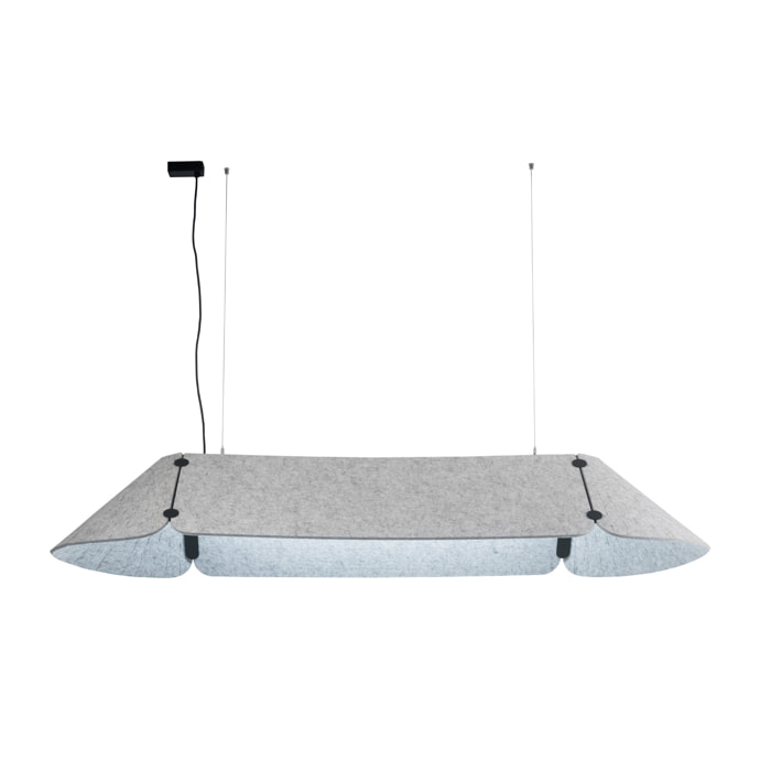 FONOVIA 1560 Lampe suspension gris 25W 3000K