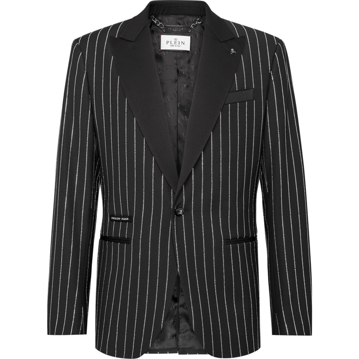 PHILIPP PLEIN One-Button Blazer Slim Fit