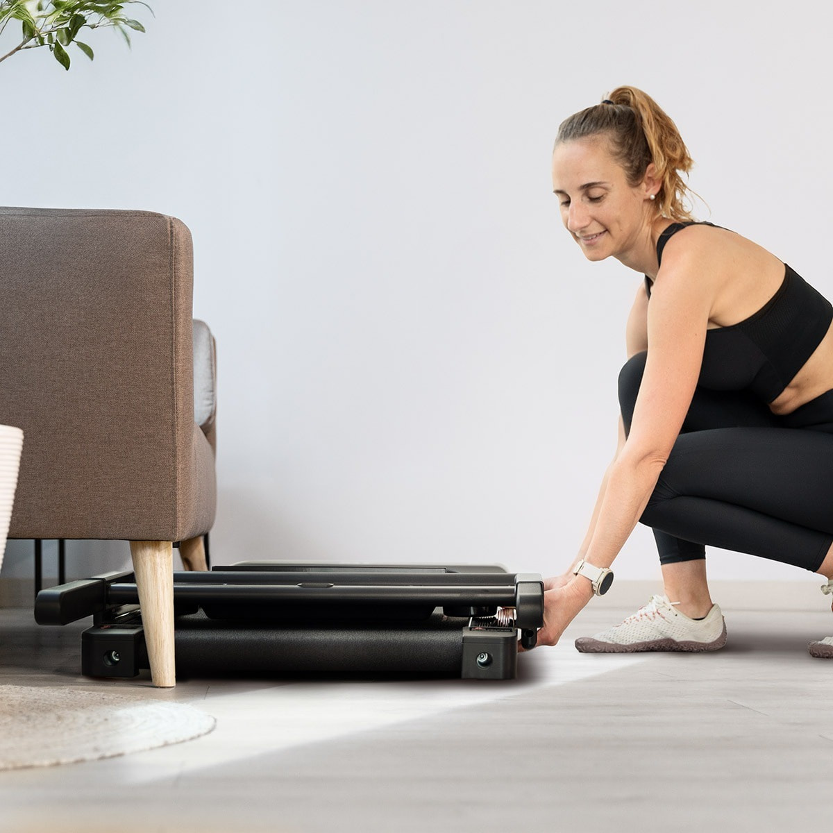 Cinta de correr plegable FITFIU 14km/h ultracompacta 1500W