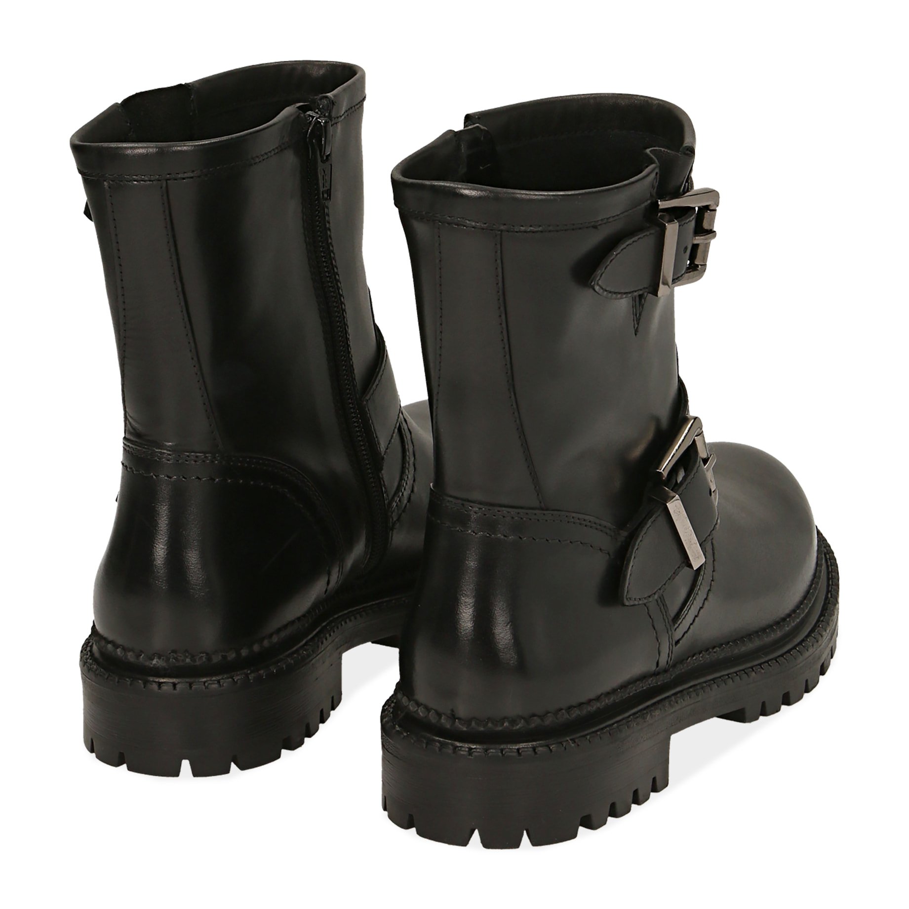 Bikers neri in pelle