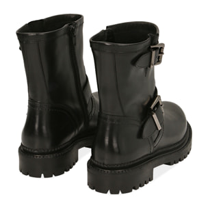 Bikers neri in pelle