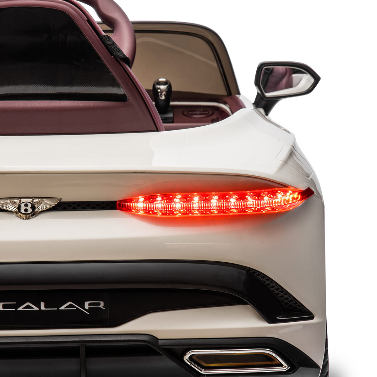 Coche de bateria BENTLEY BACALAR WHITE vehículo eléctrico infantil 12V NIÑOS +3 años