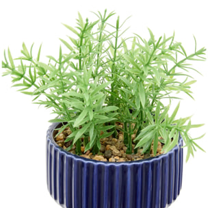 Plante artificielle Nippo avec pot en céramique