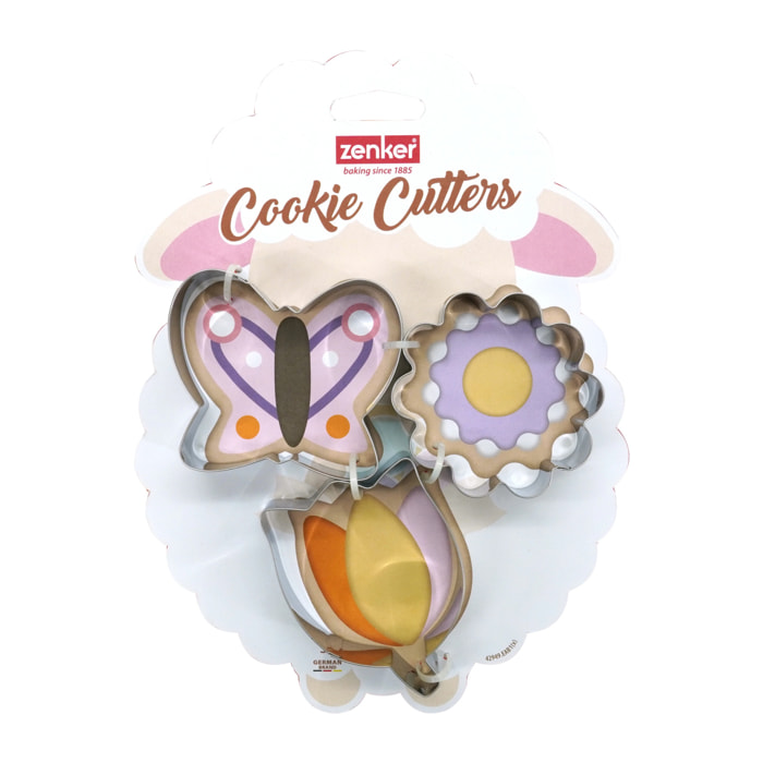 Lot de 3 Emporte-pièces  Pâques Inox Zenker Pâques