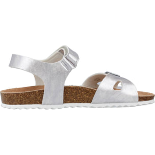 Sandalias Niña de la marca GEOX  modelo J ADRIEL GIRL C PLATA