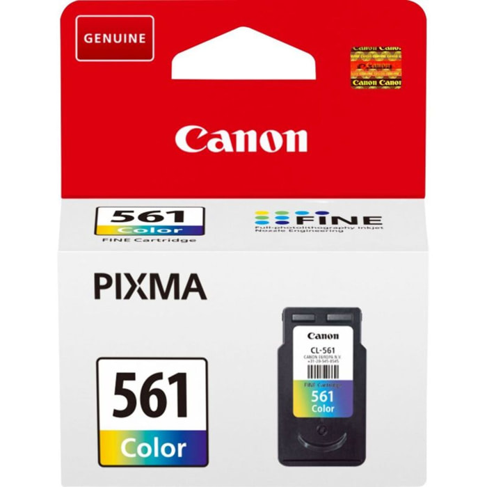 Cartouche d'encre CANON Originale CL-561 Couleur Standard - 3715C001