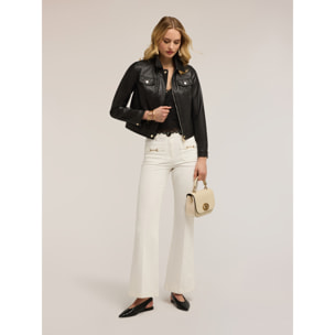 Motivi - Giubbotto corto con tasche - Nero