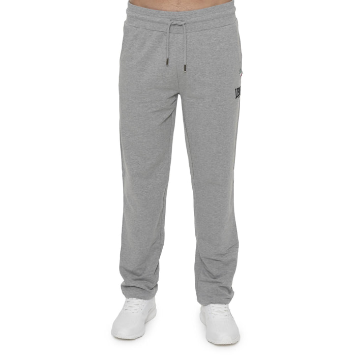 Pantalone sportivo invernale da uomo senza polsino con logo piccolo "Basic"