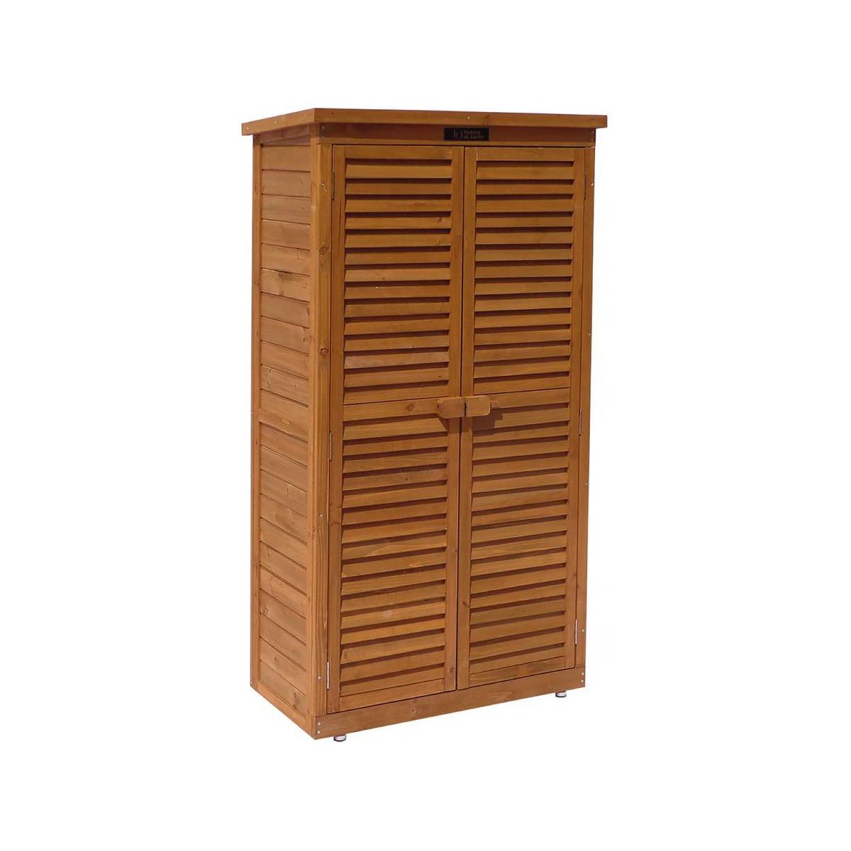 Habitat et Jardin Armoire de jardin ''Space'' 87 x 46.5 x 160 cm