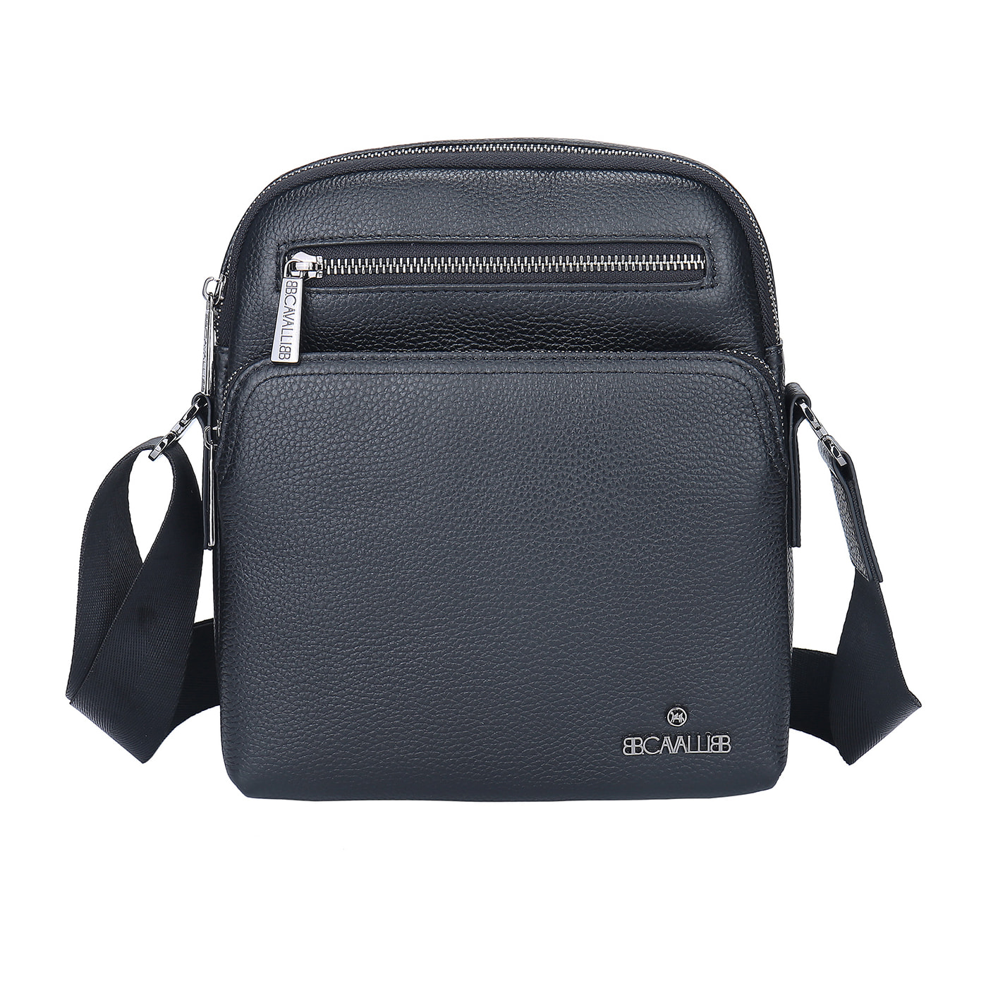 Borsa a tracolla  da uomo In Vera pelle Made in Italy 22x25x9 cm