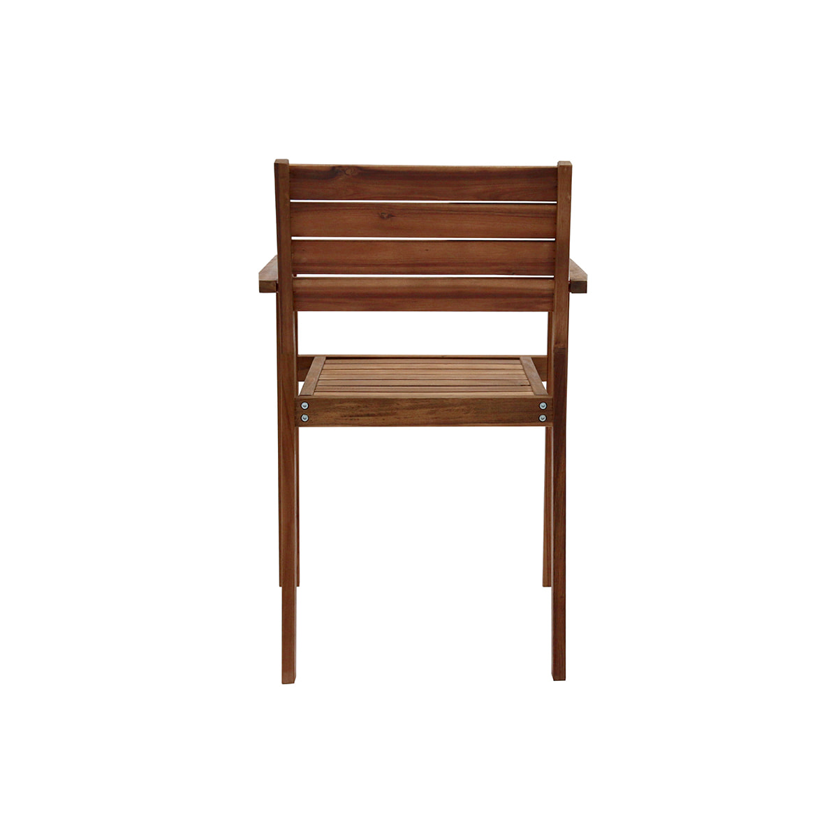 Fauteuils de jardin empilables en bois massif (lot de 2) CANOPEE