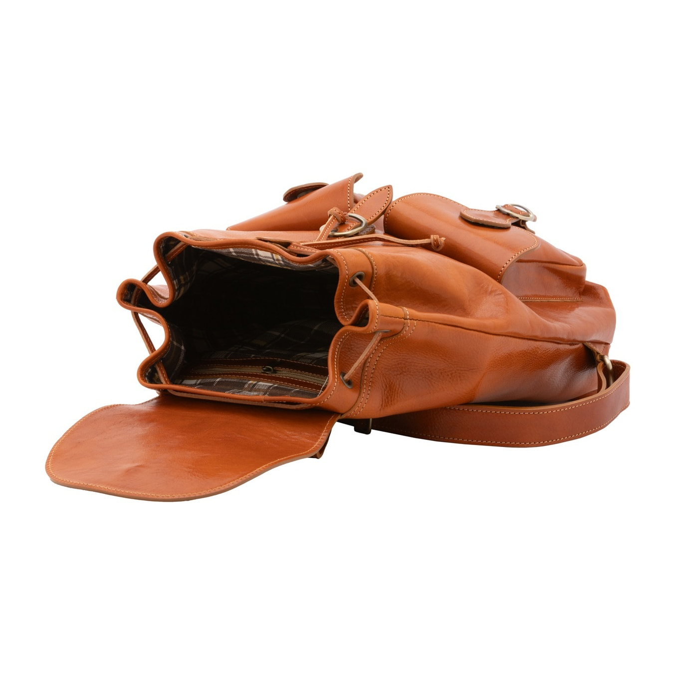 Borsa a spalla da donna - Modello False - Vera pelle - 37.0 x 30.0 x 13.0 cm