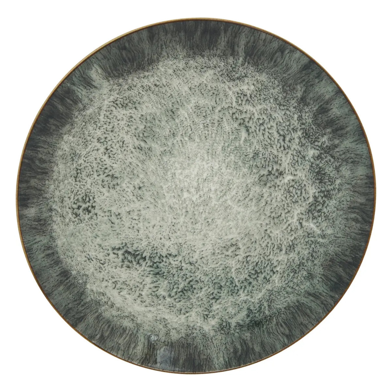 Service de table Juliette 12 pièce(s) vert L26,5xp2,4xH26,5cm