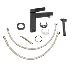 Mitigeur lavabo Feel, sans tirette, noir mat, (SATBSFEEL271C)