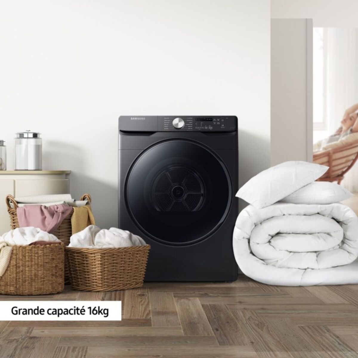 Sèche linge pompe à chaleur SAMSUNG DV16T8520BV