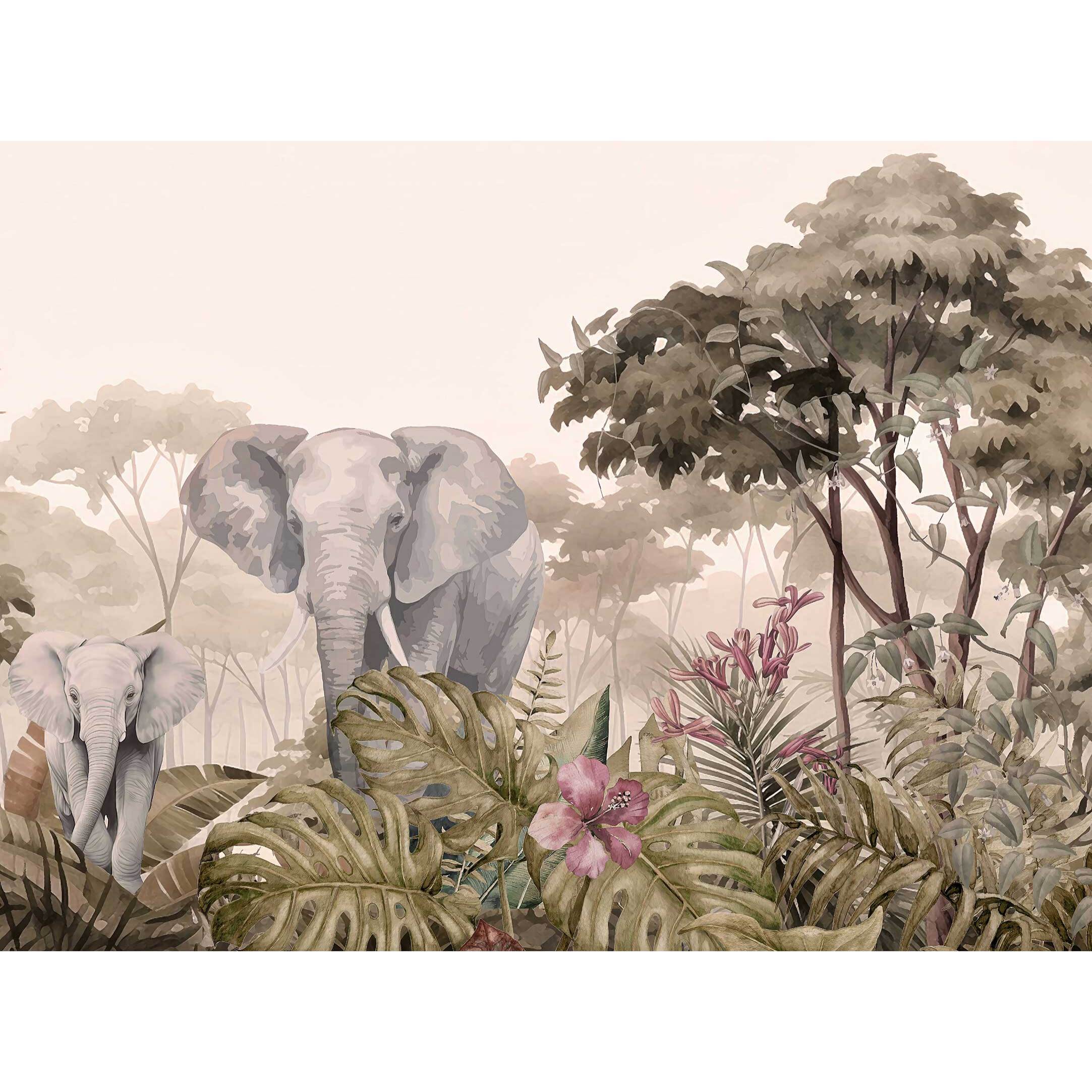 Papier peint panoramique La Marche douce  Intissé